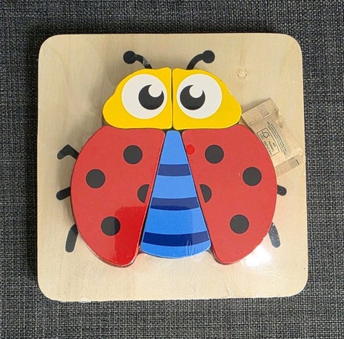 Ladybird wooden jigsaw - ladybird,