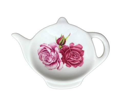 Ceramic rosebud tea - ceramic,