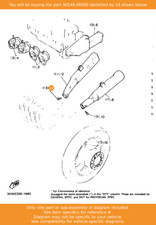 YAMAHA Screw, 90149-08300 OEM