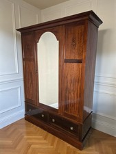 An Antique Early 20th Century Mahogany Wardrobe ~Delivery Available~