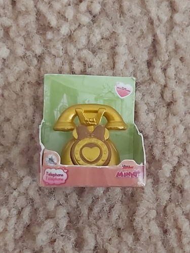 Golden minnie mouse phone - golden,