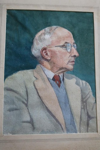 Vintage painting portrait of - vintage,