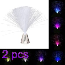 2 Count Led Fibre Optic Lamp