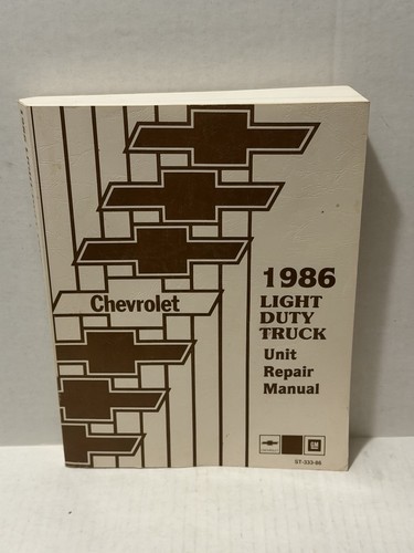 1986 chevrolet light duty - 1986,