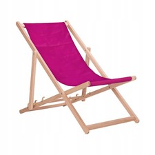 Classic Wooden Garden Lounger