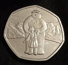 2019  British 50p  - Snowman 
