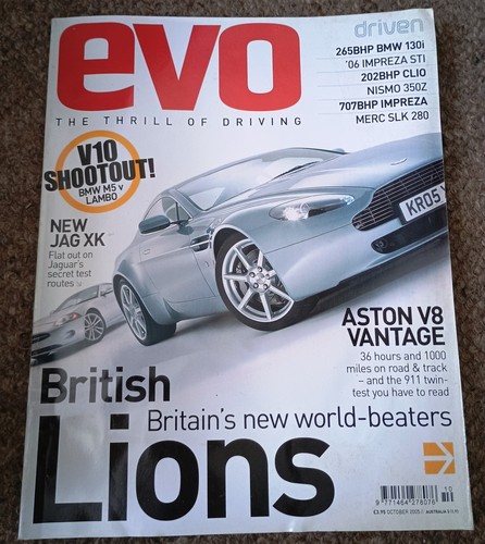 Evo magazine october 2005 - evo,