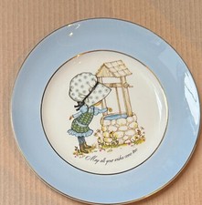 Vintage Petticoats & Pantaloons decorative plate MAY ALL YOUR WISHES COME TRUE