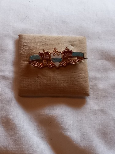 1902 coronation brooch enamel - coronation,