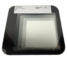 IKEA Hylkje Square Mirror Tile Black 30 x 30 cm Vintage 1999 Sealed