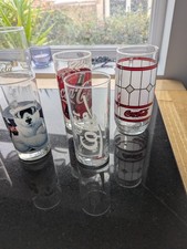 16( Coca Cola 6 Various Glasses, Been In Storage 15+ Years