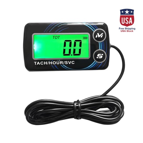 Lcd rpm gauge green - rpm,