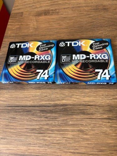 Tdk rxg minidiscs - x, md-rxg
