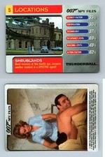 Shrublands #5 Locations 007 Spy Files 2002 James Bond CCG Trading Card
