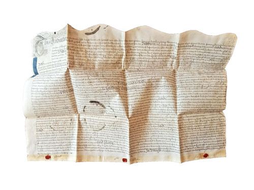 Georgian vellum indenture - vellum,