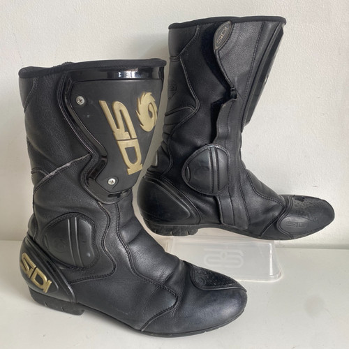 Sidi black leather - black, motorcycle
