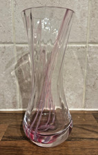 Caithness Glass Vase Pink With