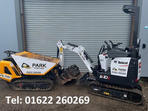 Micro digger dumper hire - digger, in