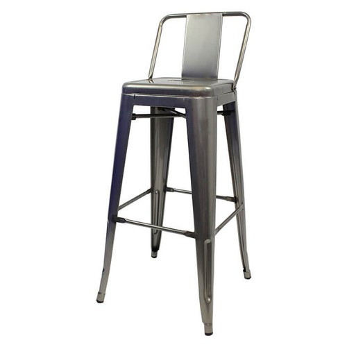 Tolix style bar stool - style, low