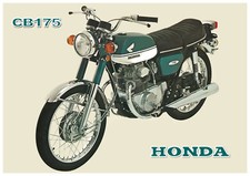 HONDA Poster CB175 1968 1969