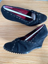 Pons Quintana suede wedge high heel shoes UK 5 Eur 38 Excellent condition
