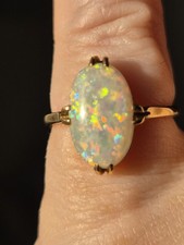 18k Gold Opal Dress Ring -