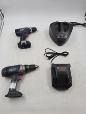 Lot of 4 Bosch Cordless Power Tools - Used, Includes Chargers