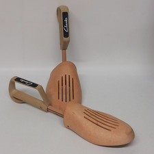 Vintage Clarks Wooden 1Shoe Trees Stretchers England Travel see description 