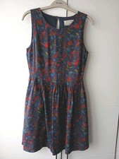 Women's Jack Wills Dress, Size 6, Navy Floral