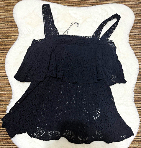 Zara navy blue knitted - navy,