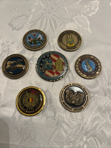 Challenge coins lot - challenge, 7