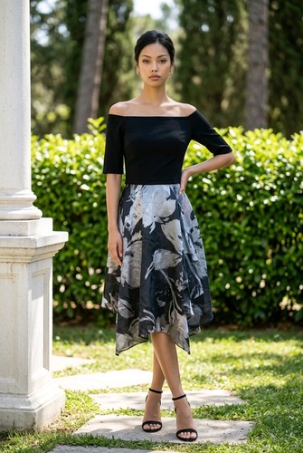 Coast black silver floral - coast,
