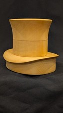 Miniature Top Hat Block Wooden Millinery