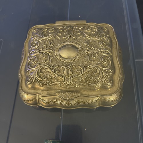 Silver plated dresser box - silver,