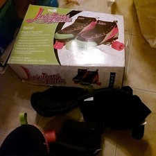 Luscious Skates Disco Diva  Retro Style Quad Roller Skates Size UK 4 EU 37