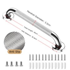 Anti Slip Shower Grab Handle,Stainless Steel Bath Grab Bar,Hand Rail Support