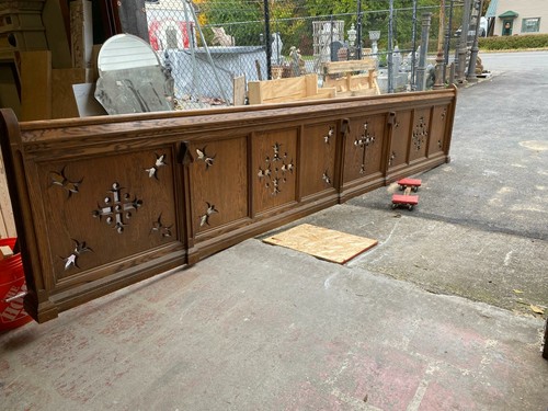 Beautiful carved gothic - gothic, oak