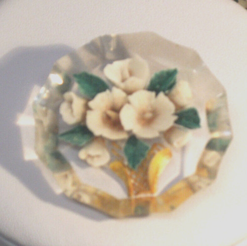 Pretty vintage reverse carved - reverse,