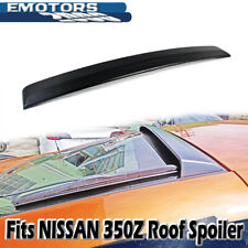 Fits 08 NISSAN 350Z Z33 Fairlady Z Coupe Rear Roof Spoiler DTO Type Unpainted