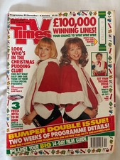 TV TIMES CHRISTMAS 1990 DOUBLE ISSUE 22 DECEMBER - 4 JANUARY 1991 LWT/THAMES