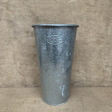 Tall Galvanised Metal Flower