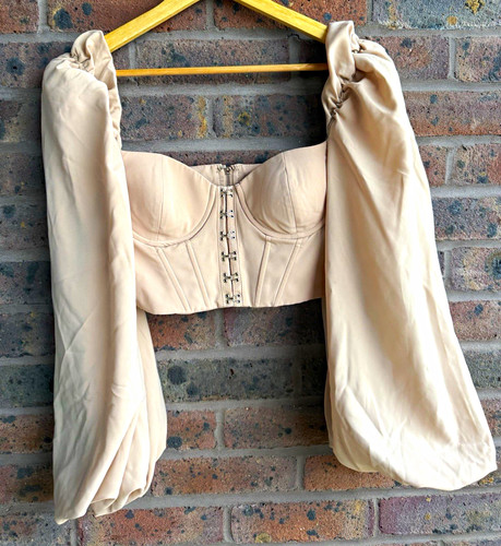 Polly beige bustier - beige, corset