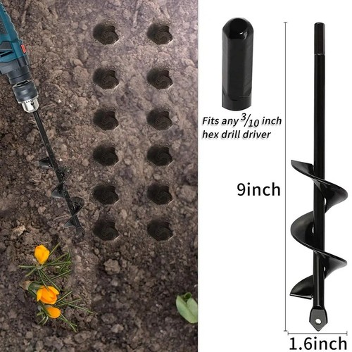 Auger spiral drill bit - auger,