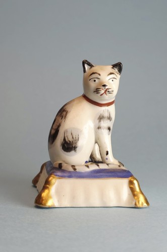 Miniature samson porcelain cat - miniature,