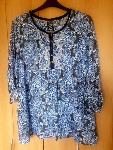 Mantaray tunic top size 18 - tunic,