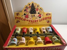 Vintage Pifco Nursery Rhyme Fairy Lights RELAMPED! With Clear 20V 3W Bulbs