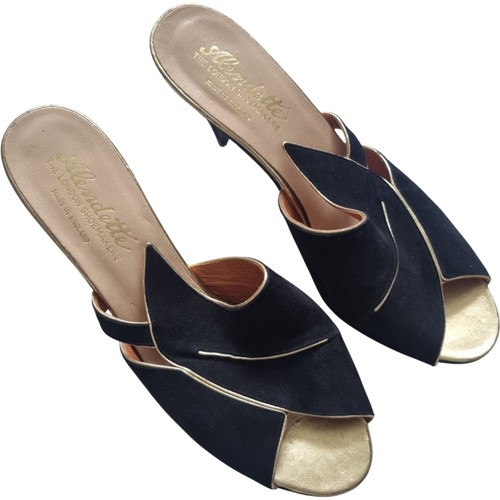 Alendette kitten heel shoes - heel,