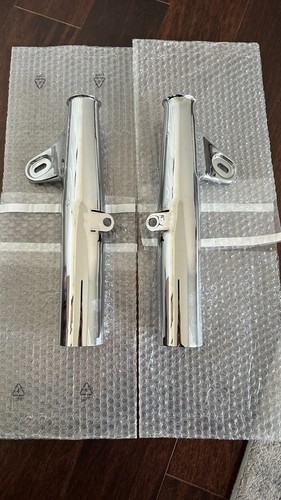 Moto guzzi fork shrouds - shrouds, tubes