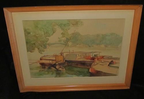 Stunning 1960s watercolor - stunning,