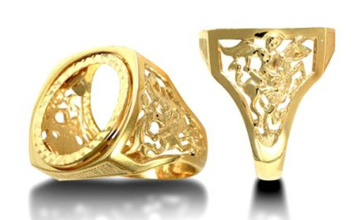 9ct yellow gold half sovereign - gold,